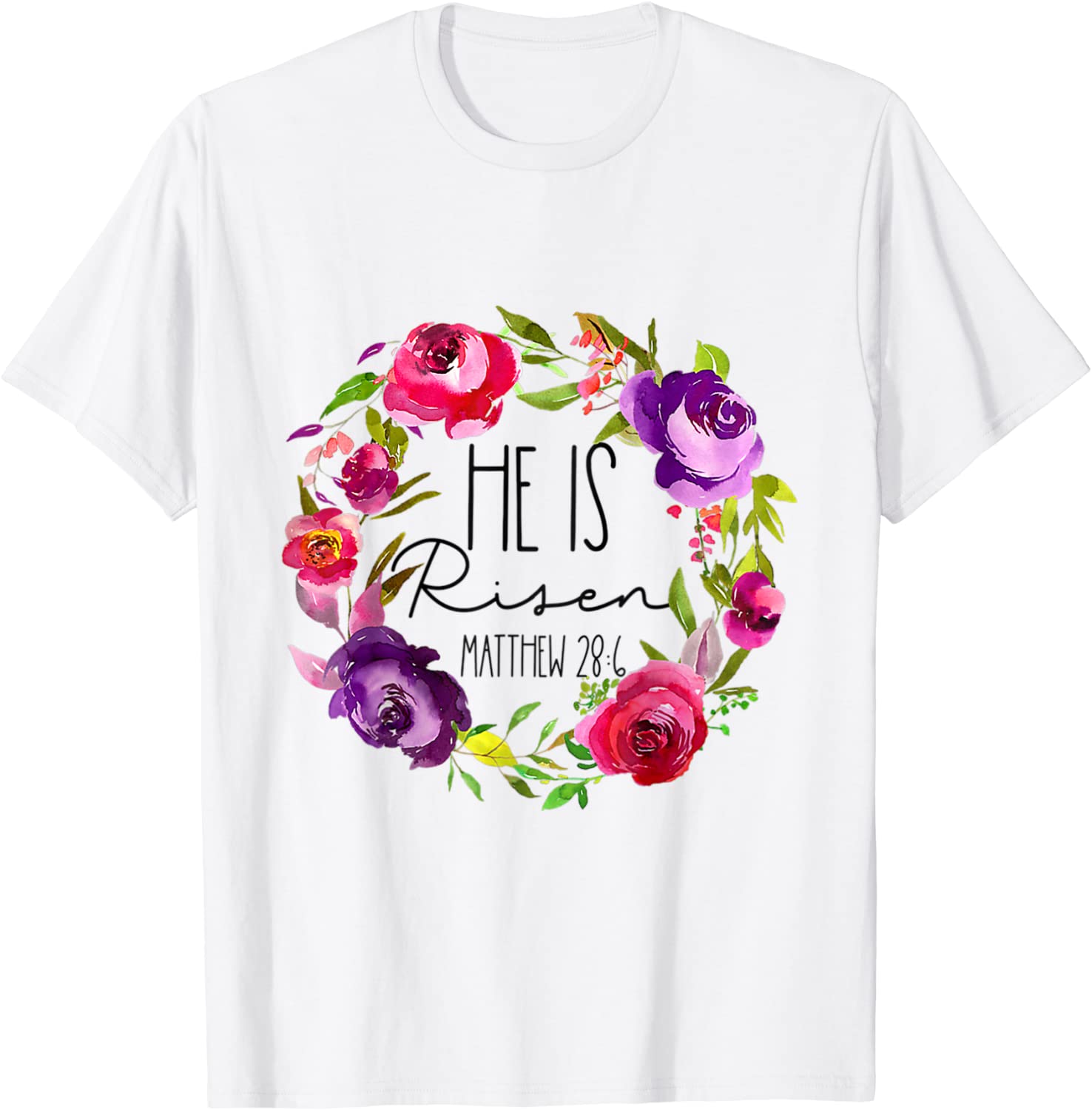 He Is Risen Floral Easter For Christian 2022 Shirt