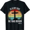 He is Risen Christian Easter Happy Eater Day Classic Shirt