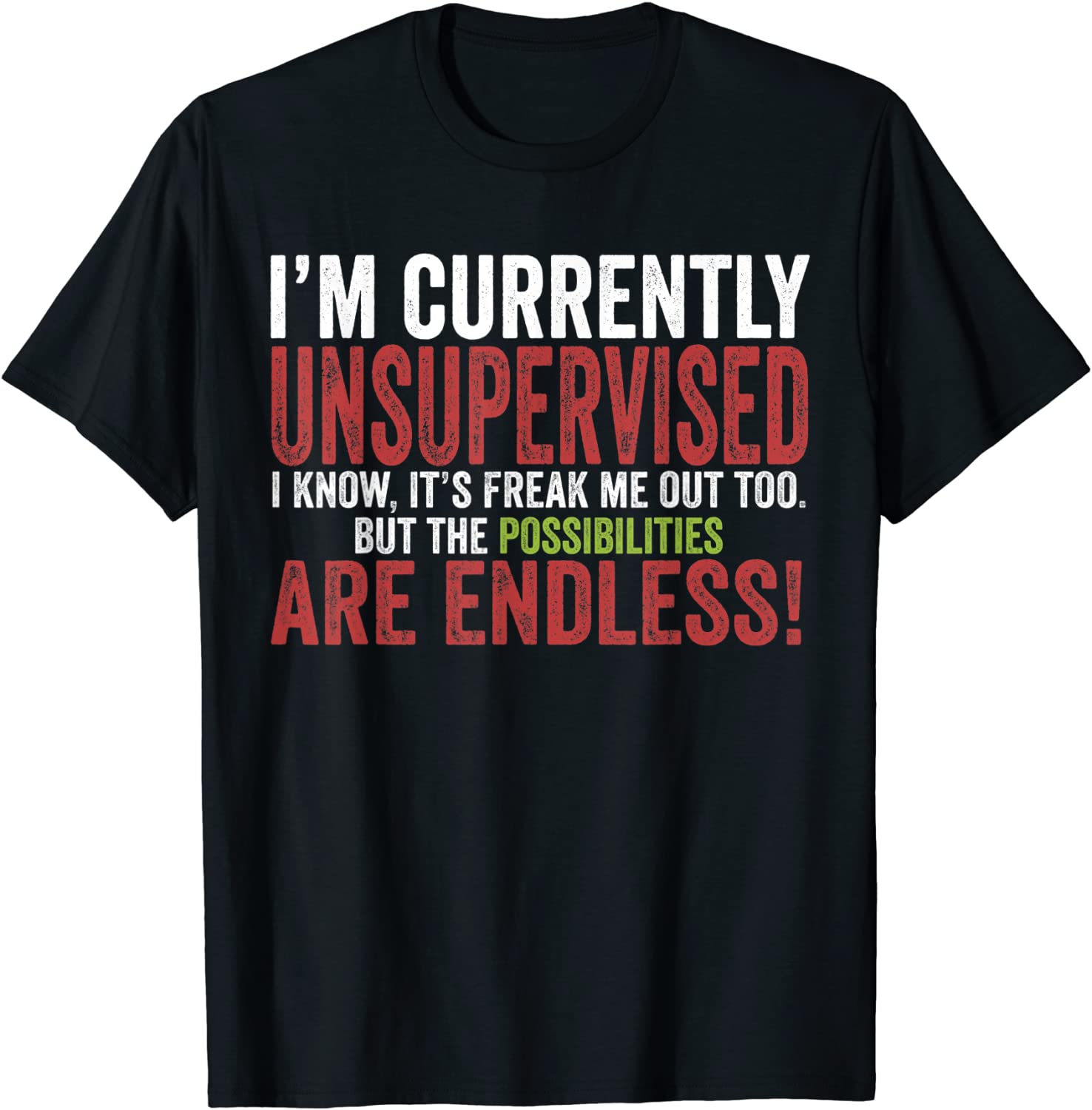 I Am Currently Unsupervised 2022 Shirt