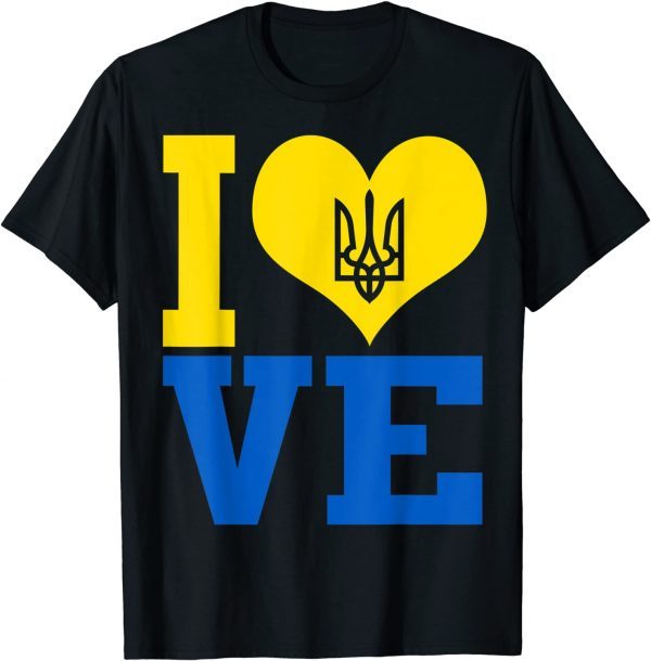 I Love Ukraine Ukrainian Flag Love Ukraine Shirt