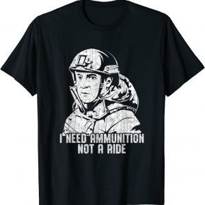 Puck Futin I Need Ammunition, Not A Ride Ukraine V.Zelensky Shirt