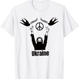 I Stand With Ukraine, Anti War, Ukranian Support Free Ukraine T-Shirt