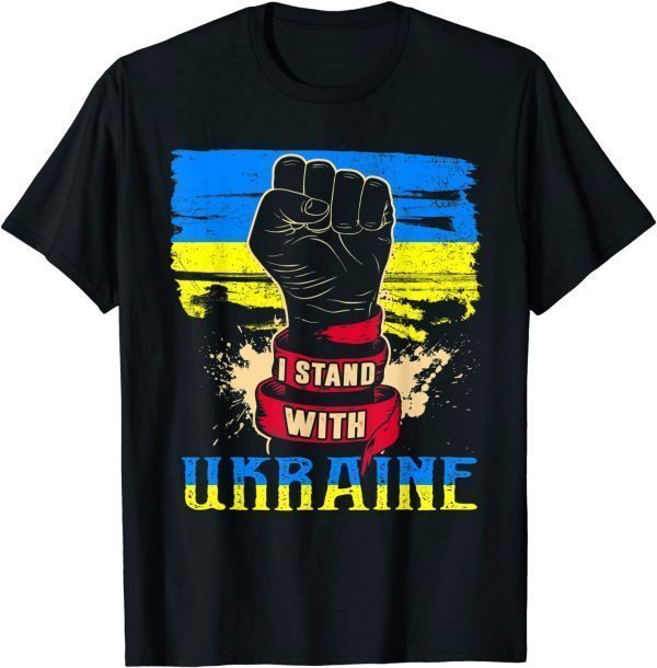 I Stand With Ukraine Puck Futin Human Rights Pray Ukraine T-Shirt