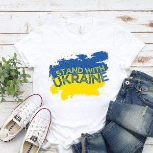 Stop Russian I Stand With Ukraine Support Ukraine and Ukrainian Shirt