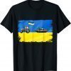 I Stand With Ukraine Ukrainian Farmer Steals Tank Peace Ukraine Shirt