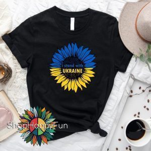 I Stand With Ukraine sunflower Pray for Ukraine Save Ukraine Shirt