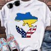 I Stand with Ukraine USA Stop The War Free Ukraine Shirt