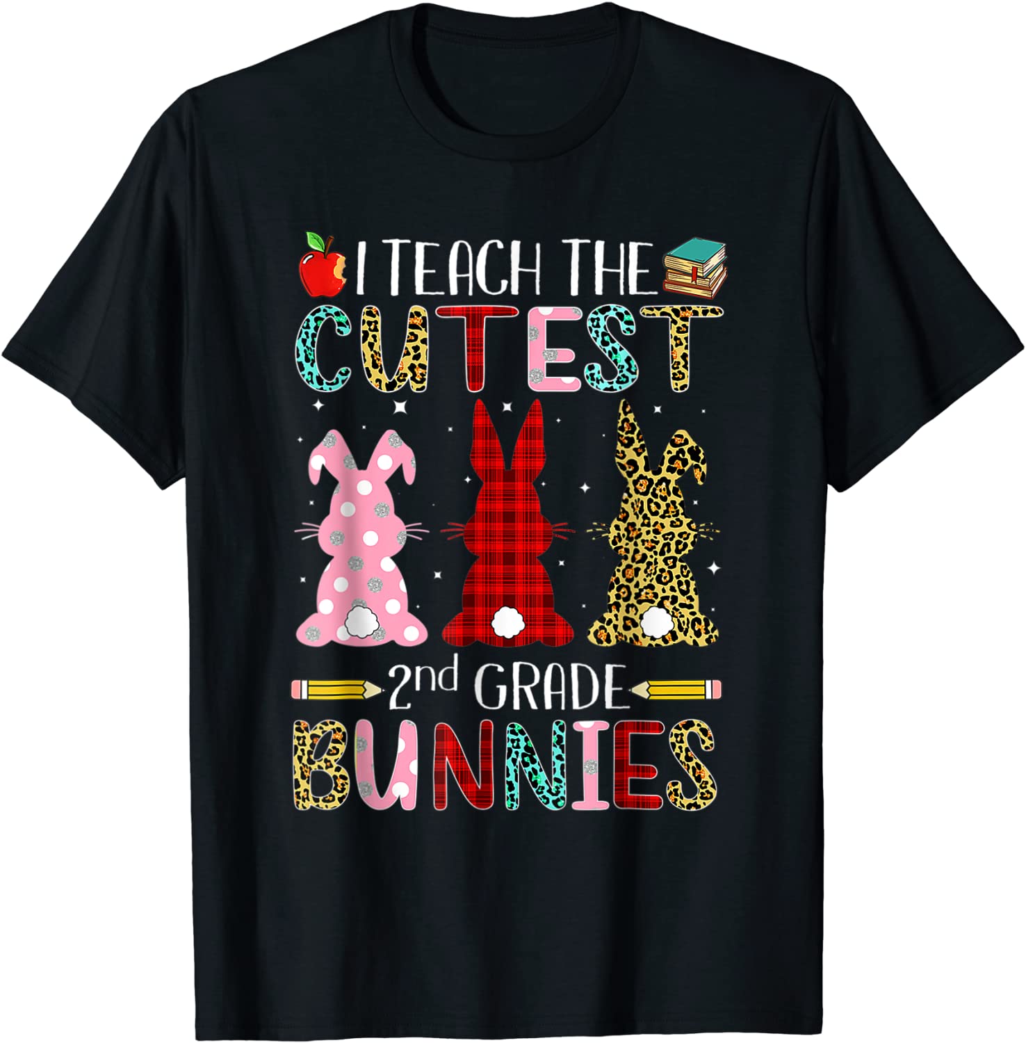 I Teach The Cutest 2nd Grade Bunnies Matching 2022 Shirt