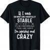 If I Was Skinny And Mentally Stable 2022 Shirt