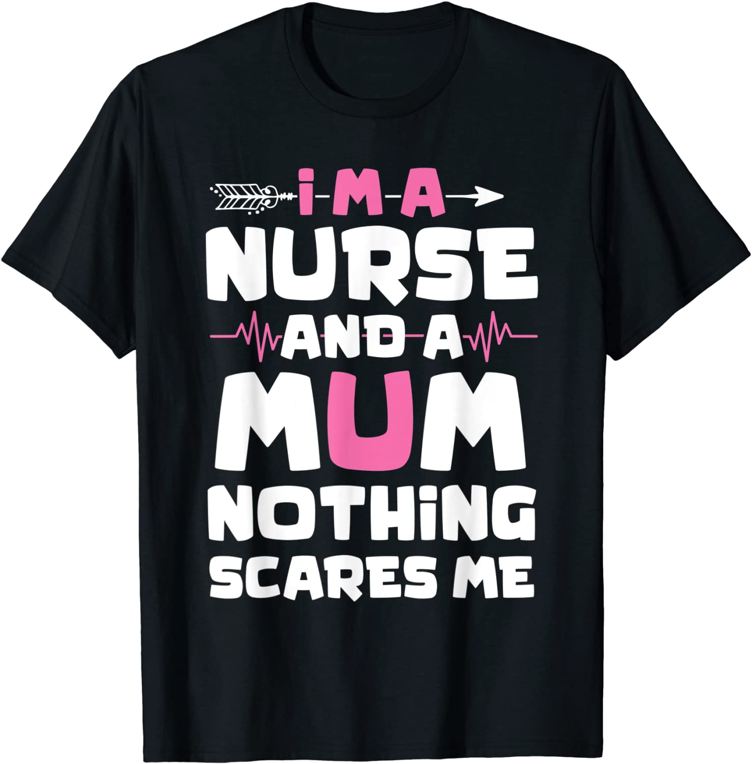 I'm A Nurse Mum Nursing Scrub Mother's Day Womens 2022 Shirt - Teeducks