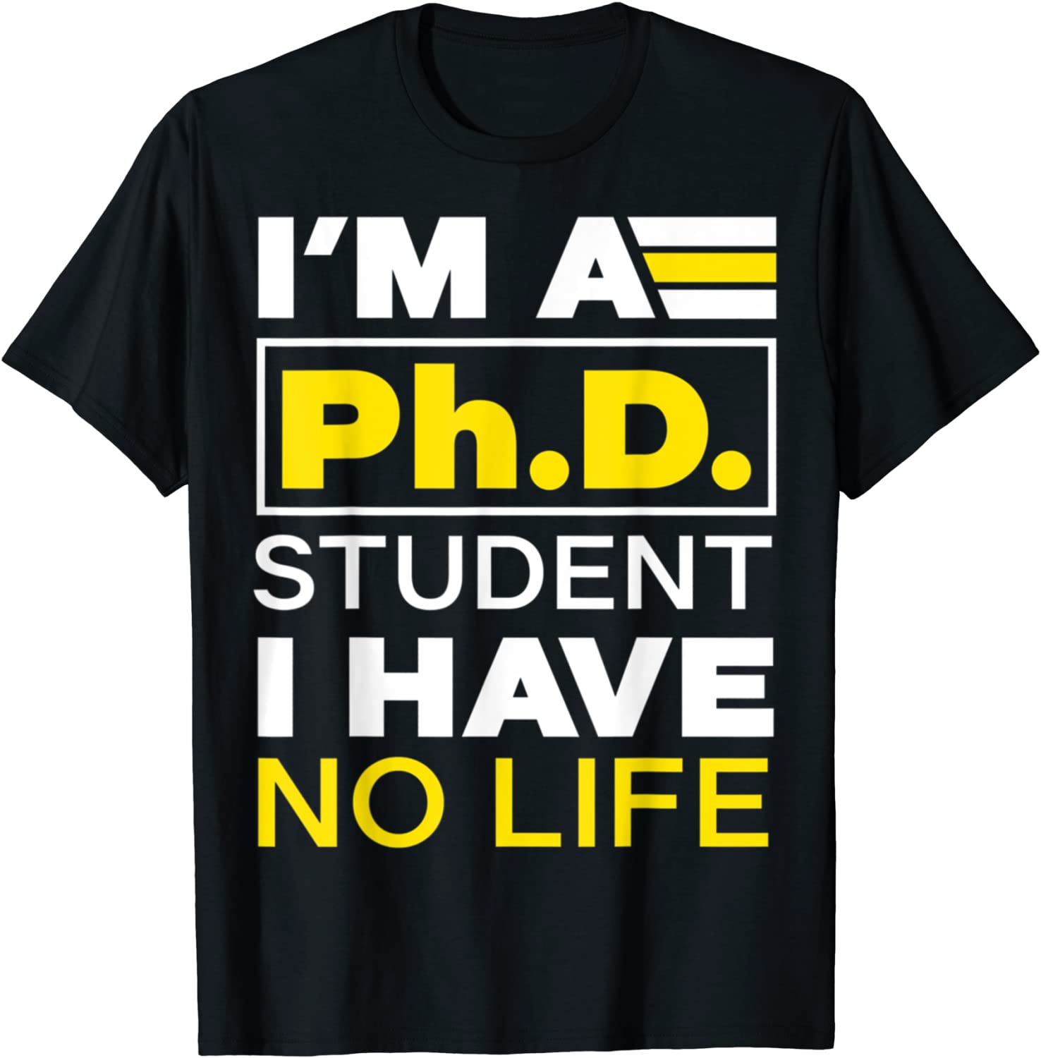 I'm Phd Student I've No Life DoctorateDegree Graduation PhD Classic Shirt