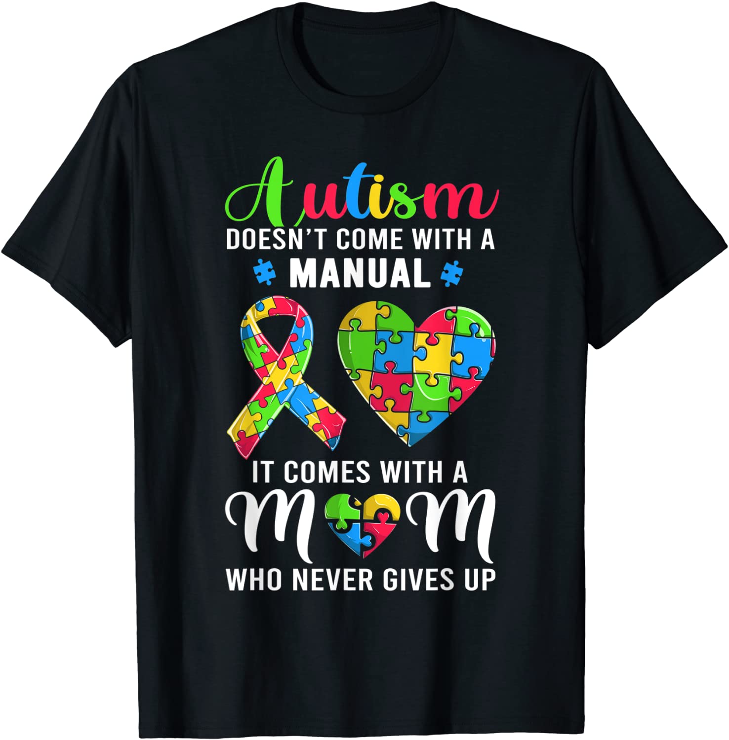 Inspirational Quote Autism Mom Autism Awareness Classic Shirt