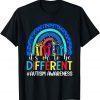 It's Ok To Be Different Autism Awareness Leopard Rainbow 2022 Shirt