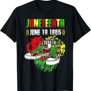 June 19 1865 Juneteenth Black African American Independence 2022 Shirt