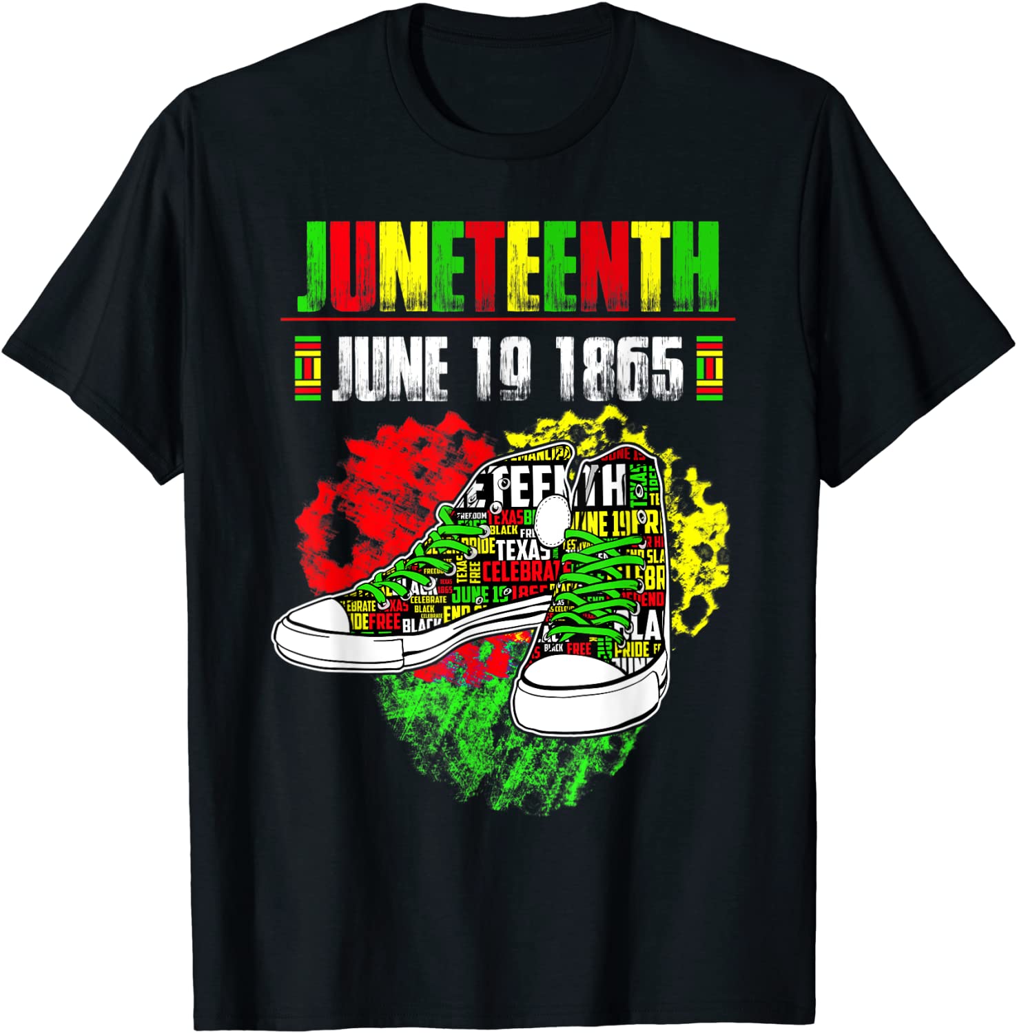June 19 1865 Juneteenth Black African American Independence 2022 Shirt