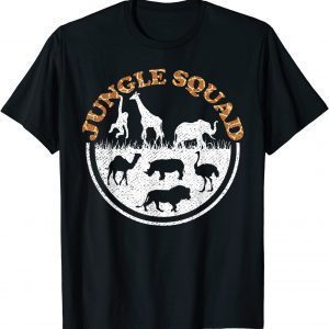 Jungle Squad Animal Lovers Zoo Family Vacation Summer Vacay Classic Shirt