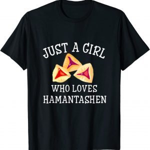 Just A Girl Who Loves Hamantashen Happy Purim Costume Party Classic Shirt