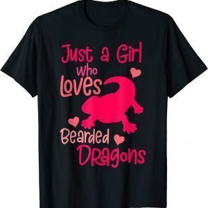 Just a Girl Who Loves Bearded Dragons Classic Shirt