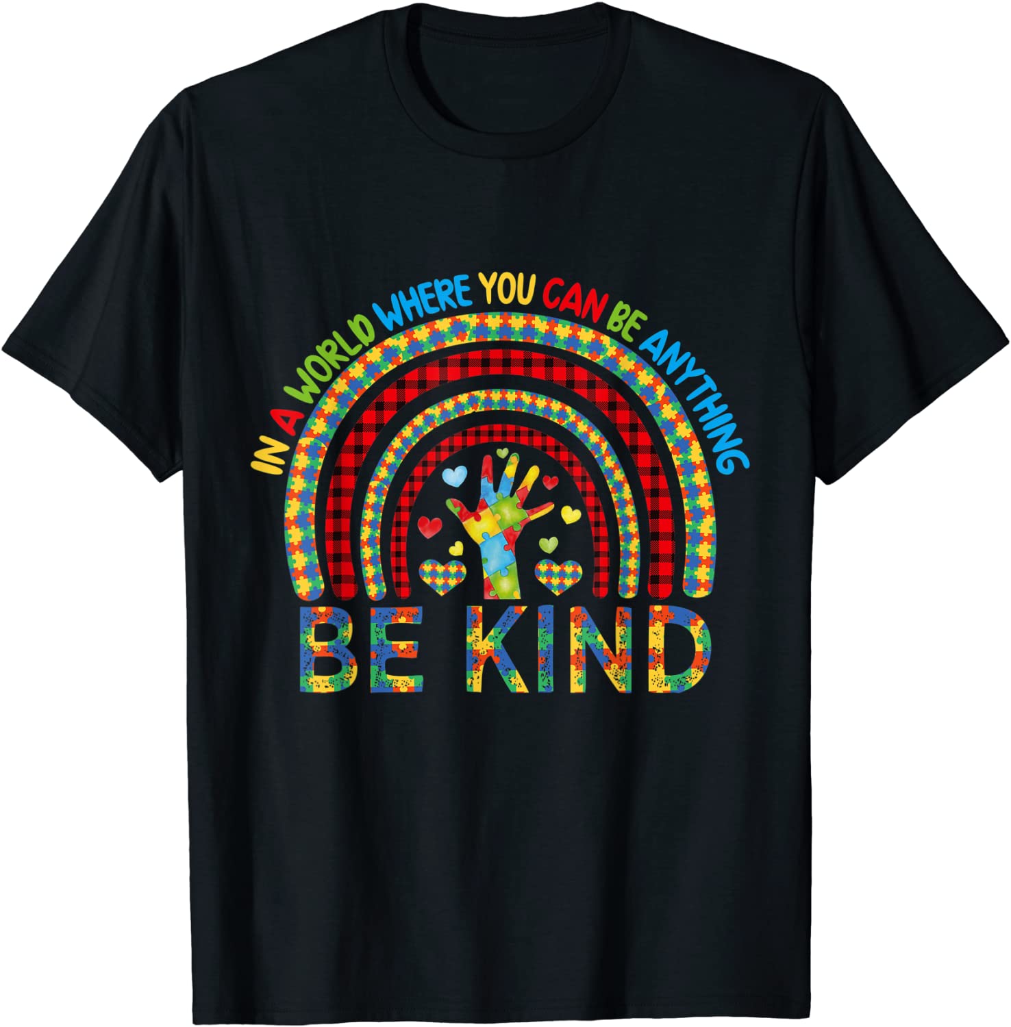 Kindness Autism Awareness Rainbow World Autism Awareness Day 2022 Shirt ...