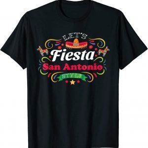 Let's Fiesta Drinking Party San Antonio Cinco de Mayo Classic Shirt