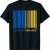Made In Ukraine I Stand With Ukraine Ukrainian Flag Freedom Peace Ukraine T-Shirt
