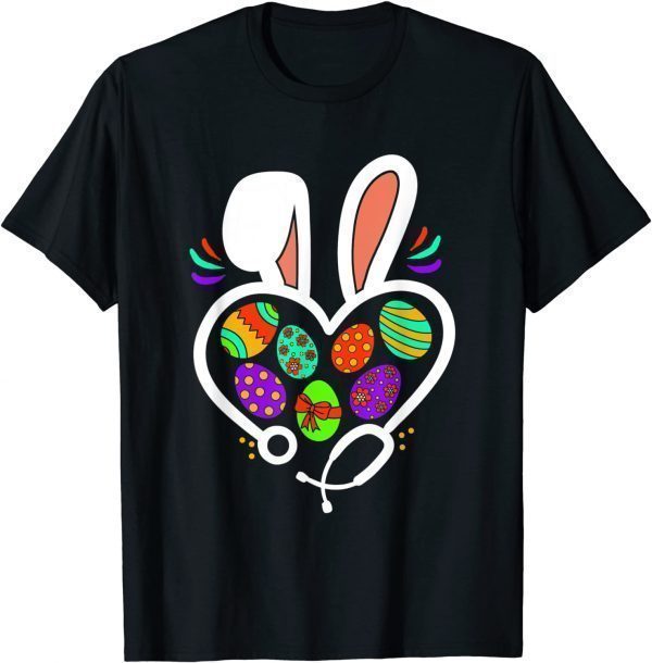 Nurse Stetoschope Easter Rabbit Ears Cute Bunny Nursing Classic Shirt