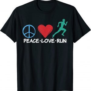 Peace Love Run Marathon Runner 2022 Shirt