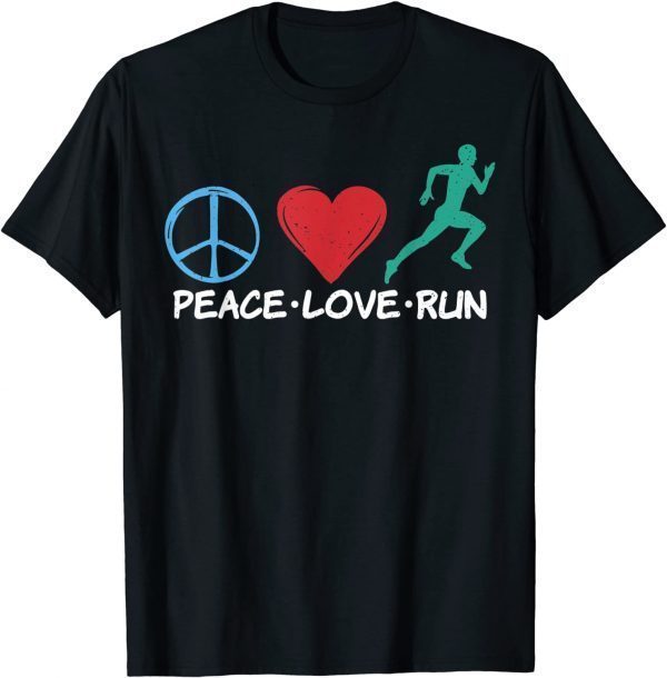 Peace Love Run Marathon Runner 2022 Shirt