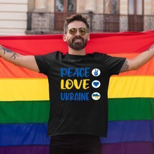 Peace Love Ukraine I Stand With Ukraine Shirt