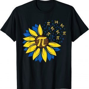 Pi Day 2022, Support Ukraine, Cool Teachers Love Ukraine T-Shirt