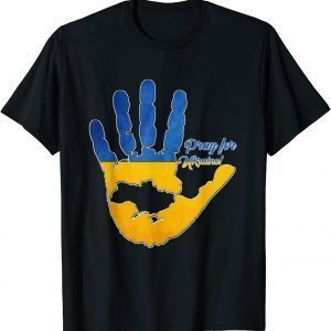 Pray For Ukraine I Stand With Ukraine Support Ukrainian T-Shirt