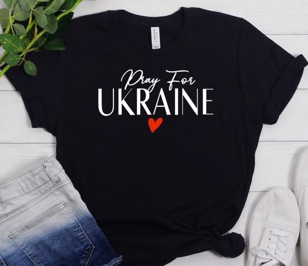 Anti War Pray For Ukraine Stand with Ukraine shirt