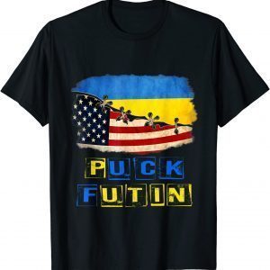 Stop Russian I Stand With Ukraine Ukrainian Flag, Free Ukraine T-Shirt