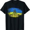 Russian Warship, Snake Flag, Ukrainian Flag Free Ukraine T-Shirt