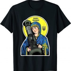 Saint Javelin Saint NLA I Stand With Ukraine Ukraine Flag Free Ukraine T-Shirt
