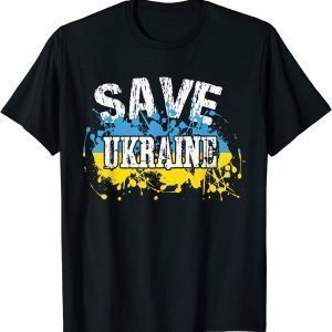 Save Ukraine Free Ukraine We Stand With Ukraine Peace Ukraine T-Shirt