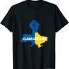 Slava Ukraini Solidarity Ukrainian Flag Shirt
