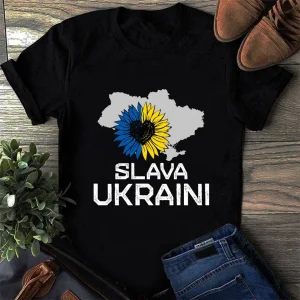 Slava Ukraini, Sunflower Ukrainian Flag, I Stand With Ukraine Save Ukraine Shirt