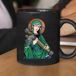 St. Javelin Ukrainian Saint of Javelins Free Ukraine Mug