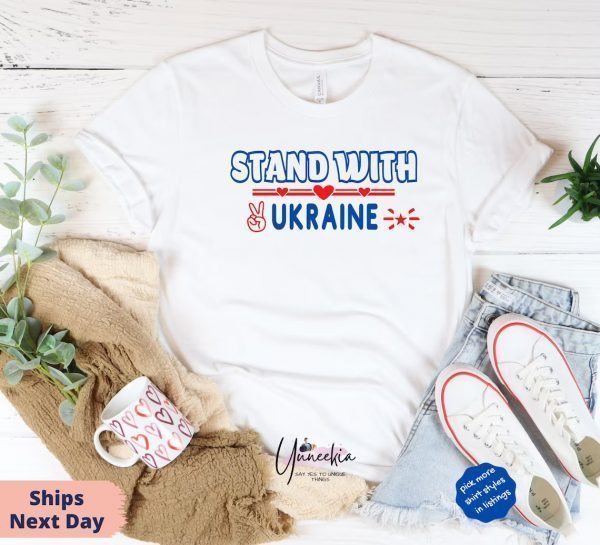 Stand With Peace Free Ukraine shirt