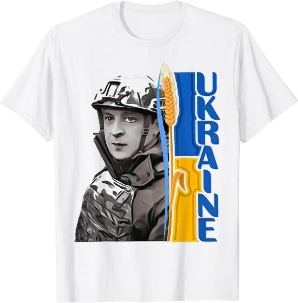 Stand With Ukraine Volodymyr Zelensky President Of Ukraine Free Ukraine T-Shirt