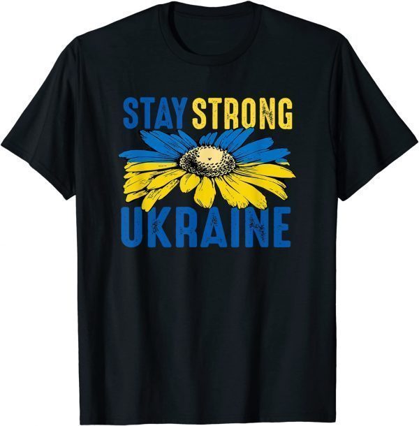 Stay Strong Ukraine Sunflower Hippie, Peace Love Ukraine Love Ukraine Shirt