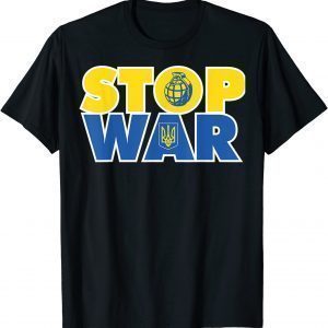 Stop War Support Ukrainians, Ukraine Flag Save Ukraine Shirt