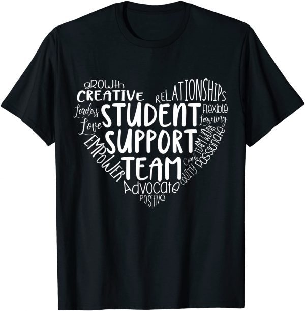 Student Support Team Counselor Social Worker Teacher Crew 2022 T-Shirt