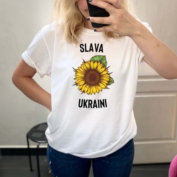 Sunflower Slava Ukraini I Stand With Ukraine Love Ukraine Shirt