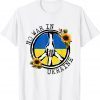 Sunflower Ukrainian Flag No War In Ukraine Ukraine Peace Free Ukraine Shirt