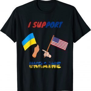 Support The Ukraine I Stand With Ukraine Essential Love Ukraine T-Shirt