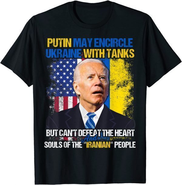 Support Ukraine Anti Biden America Ukrainian Flag Ukraine Save Ukraine Shirt