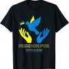 Support Ukraine Freedom for Ukraine Ukrainian Flag Free Ukraine Shirt
