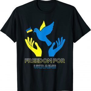 Support Ukraine Freedom for Ukraine Ukrainian Flag Free Ukraine Shirt